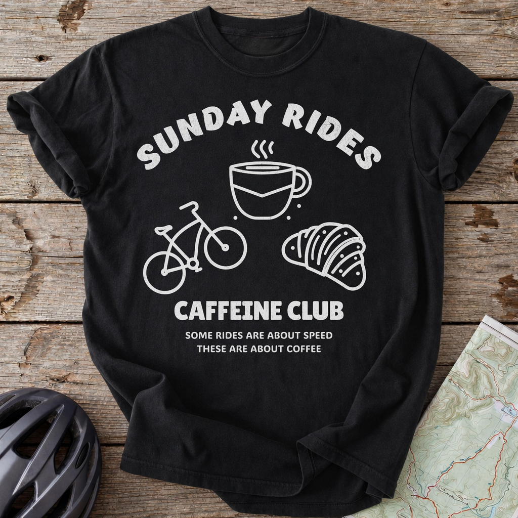 Sunday Rides Caffeine Club T-shirt