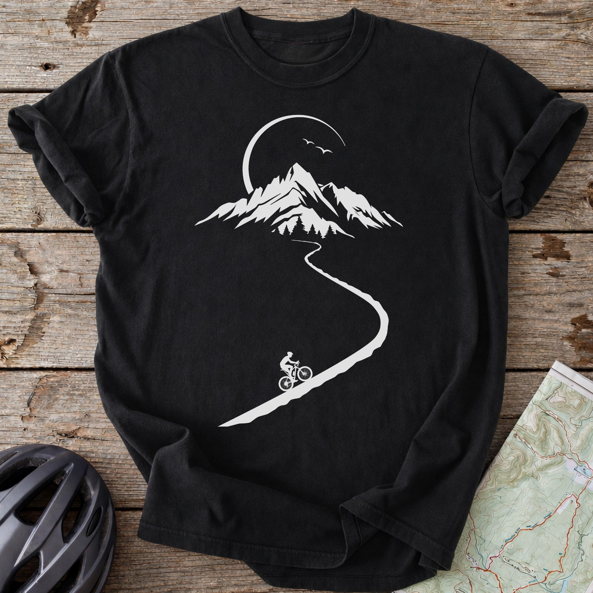 Midnight Mountain Line T-shirt