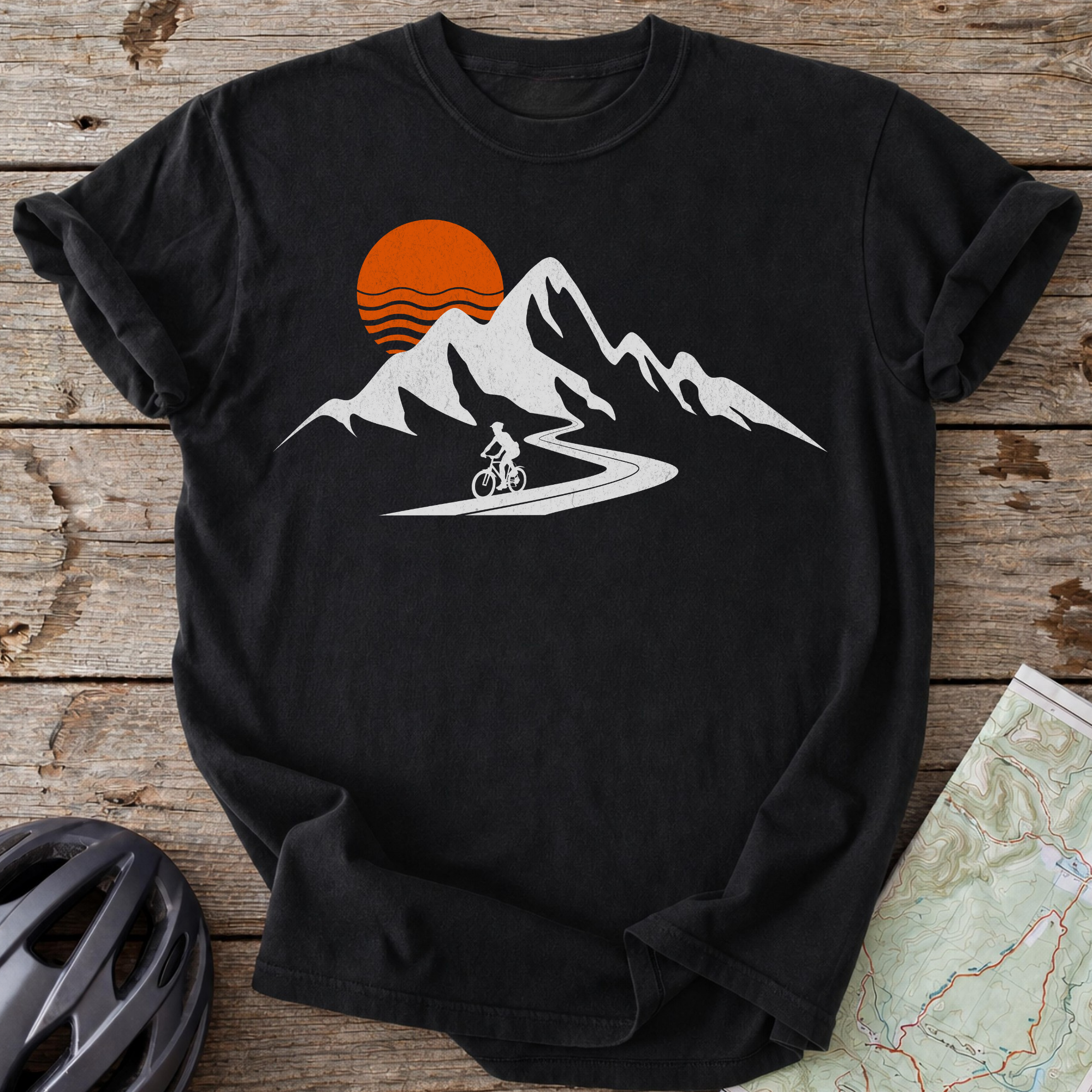 Sunset Cruiser Cycling T-shirt