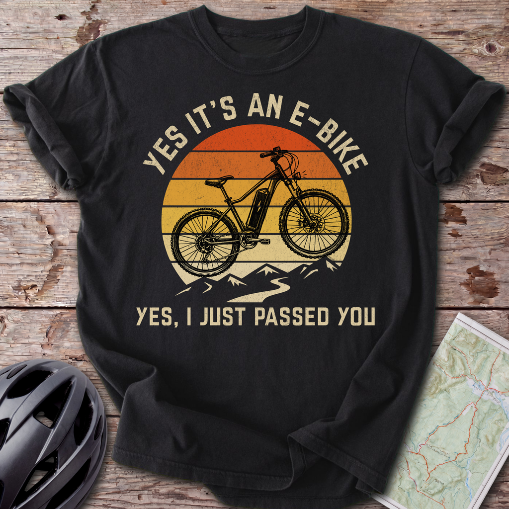 Vintage E-Bike Cheating T-shirt