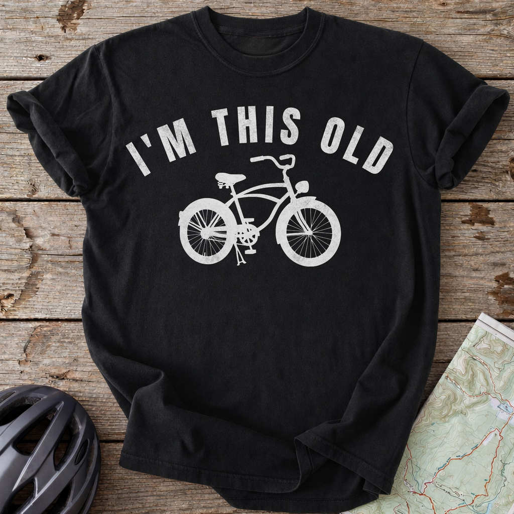 I'm This Old, Classic Bike T-shirt