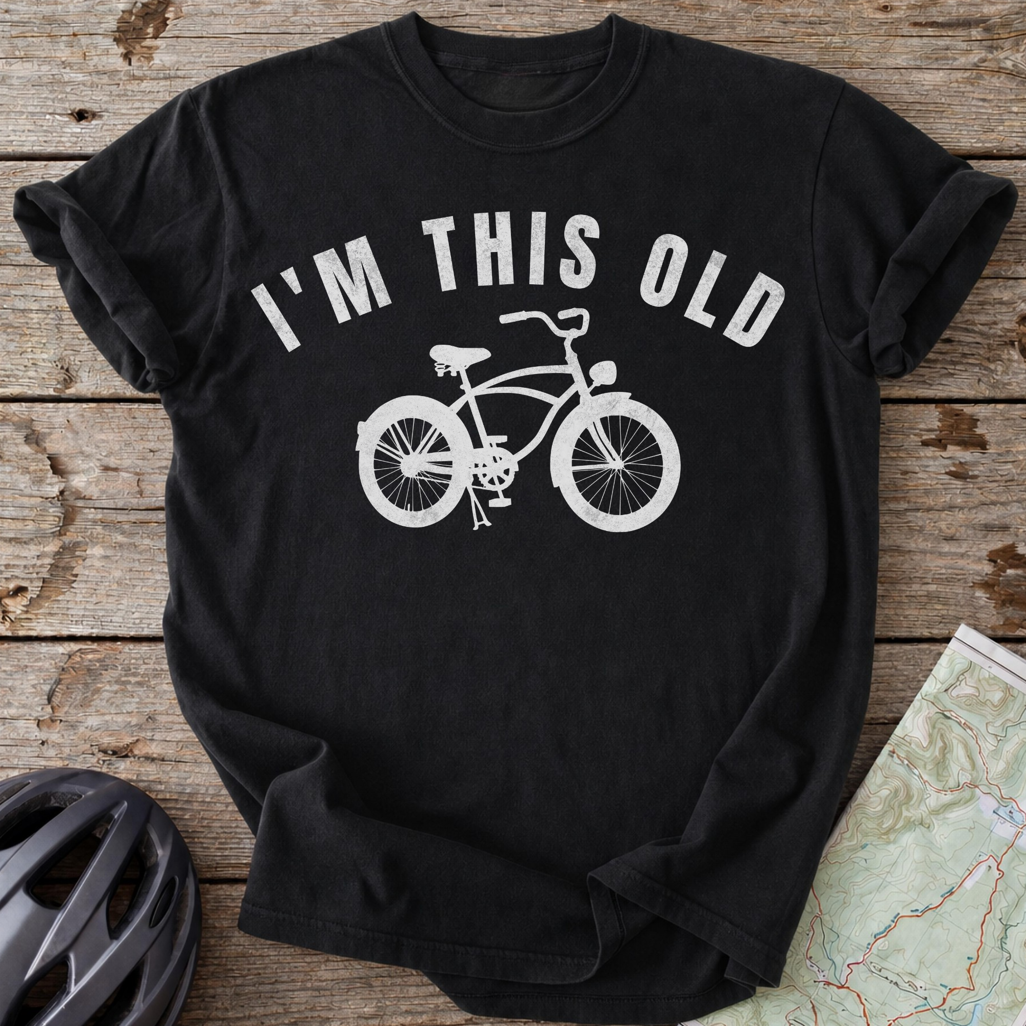 I'm This Old, Classic Bike T-shirt