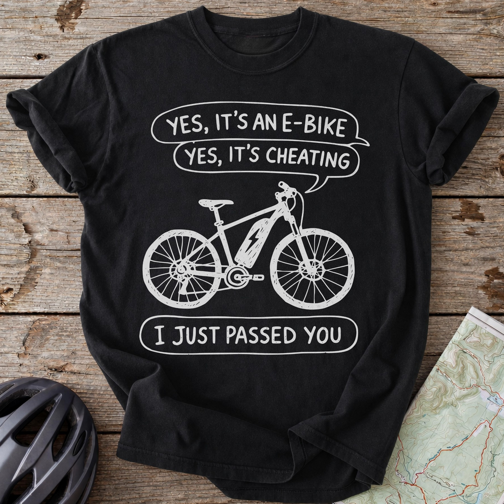 Doodle E-Bike Cheating T-Shirt