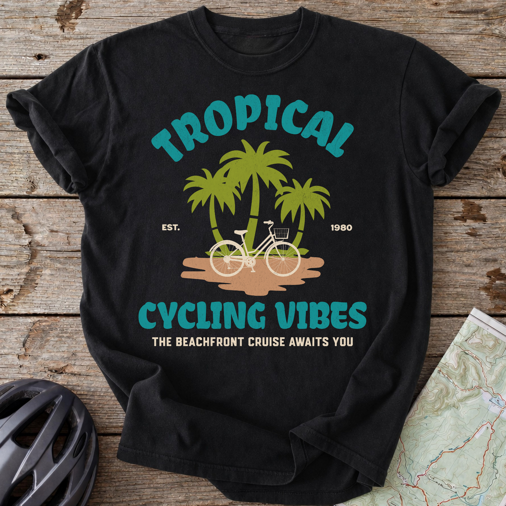 Tropical Cycling Vibes T-shirt