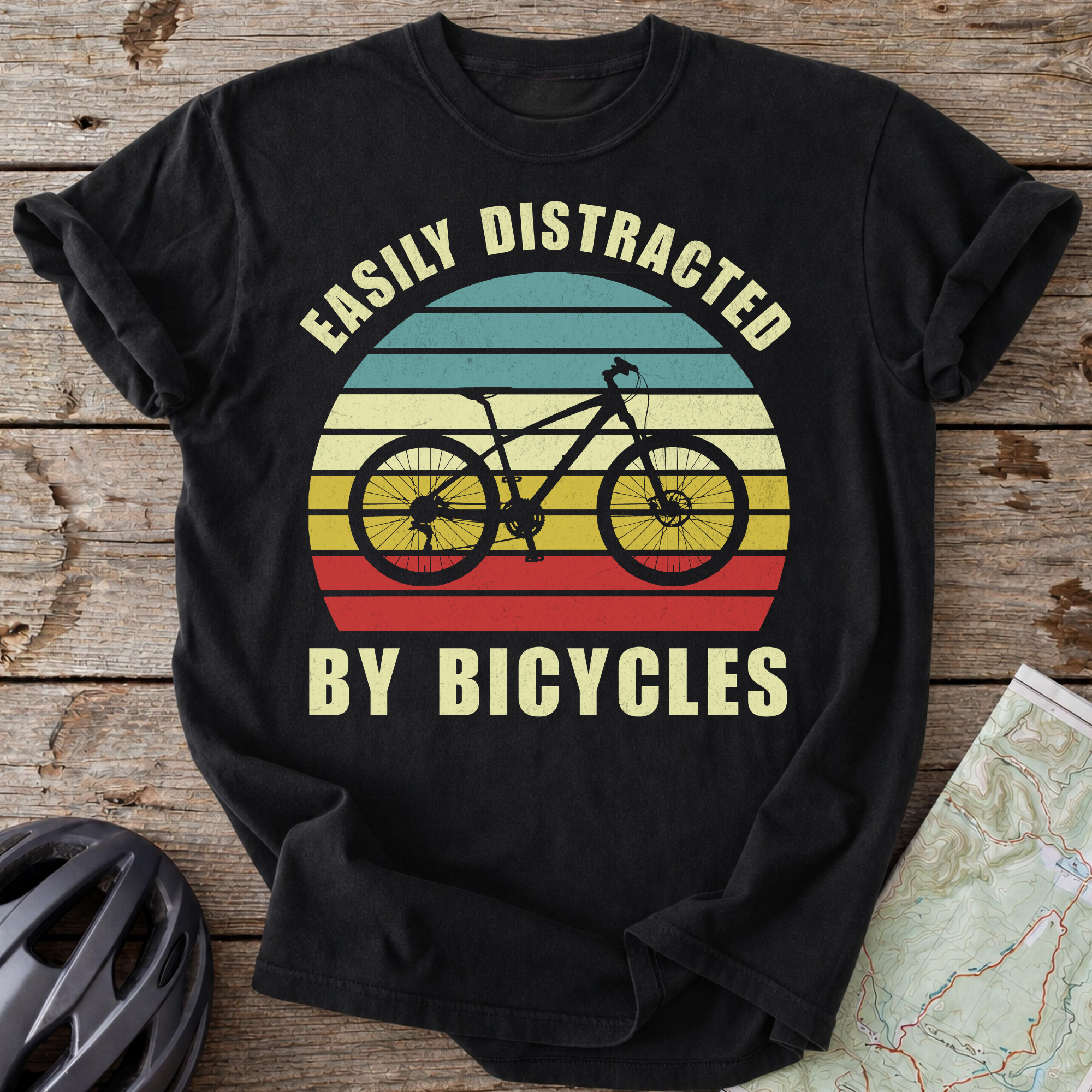 Easily Distracted By Bikes T-shirt