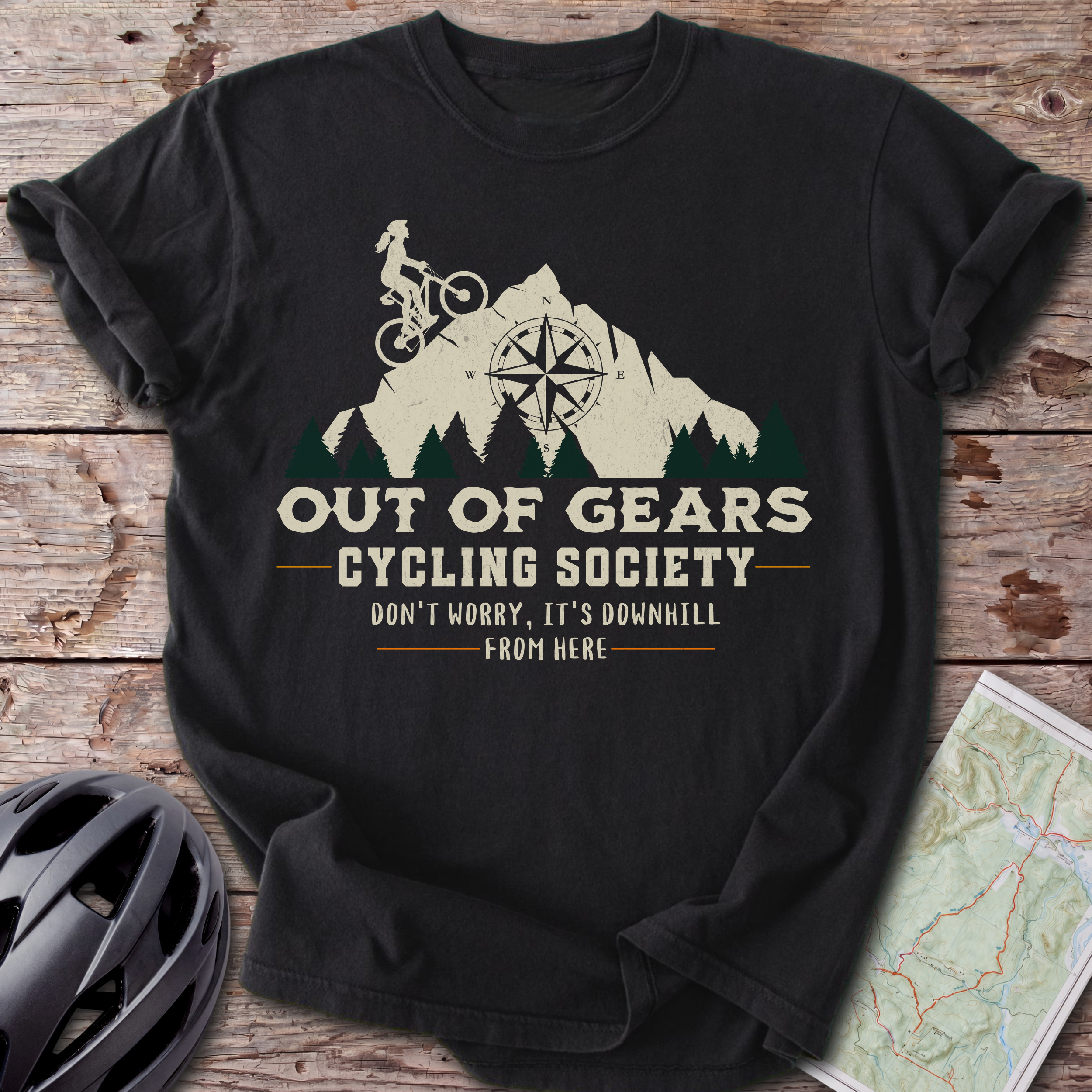 Out Of Gears Female T-shirt