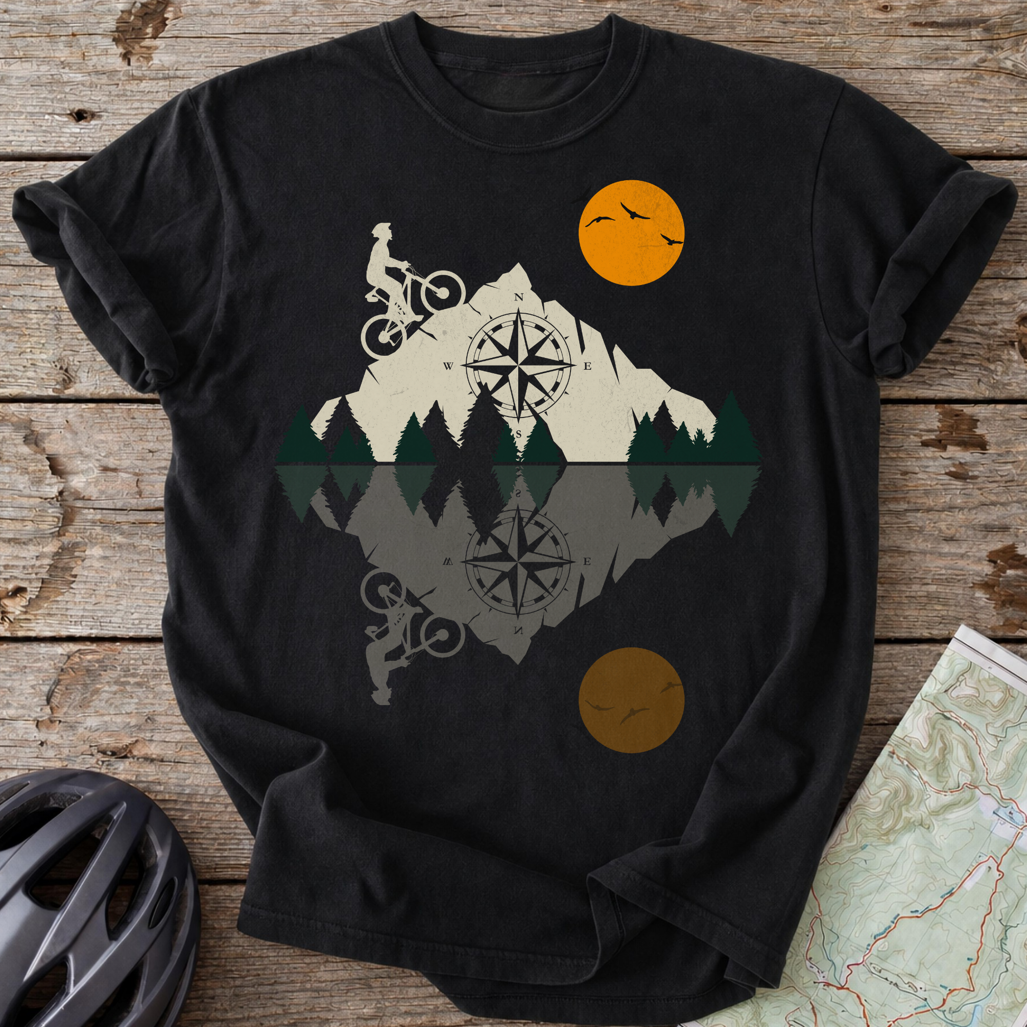 Mountain Adventure Reflection T-shirt
