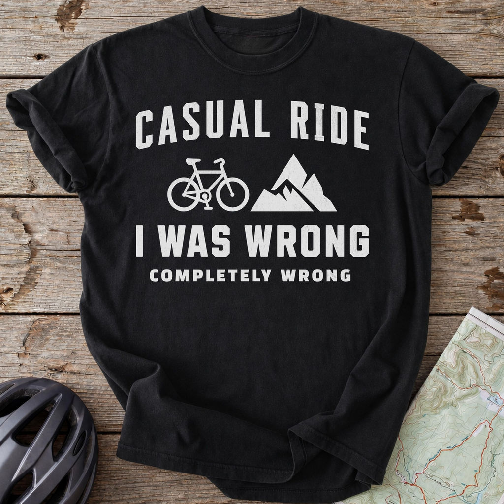 Casual Ride, I Was Wrong T-shirt