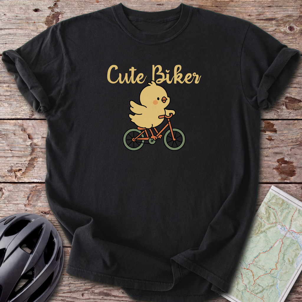 Cute Biker Chick T-shirt