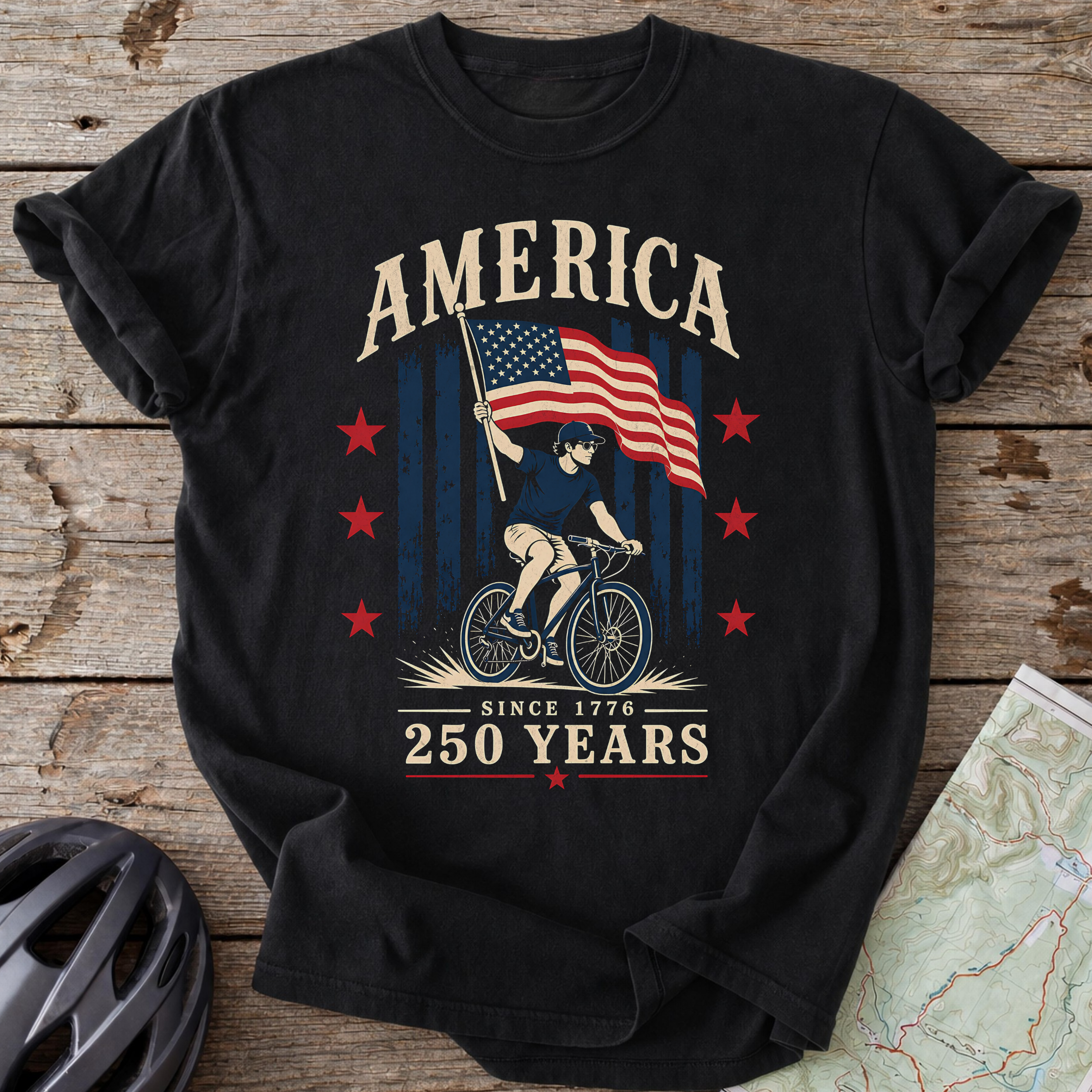 America 250th Flag T-shirt