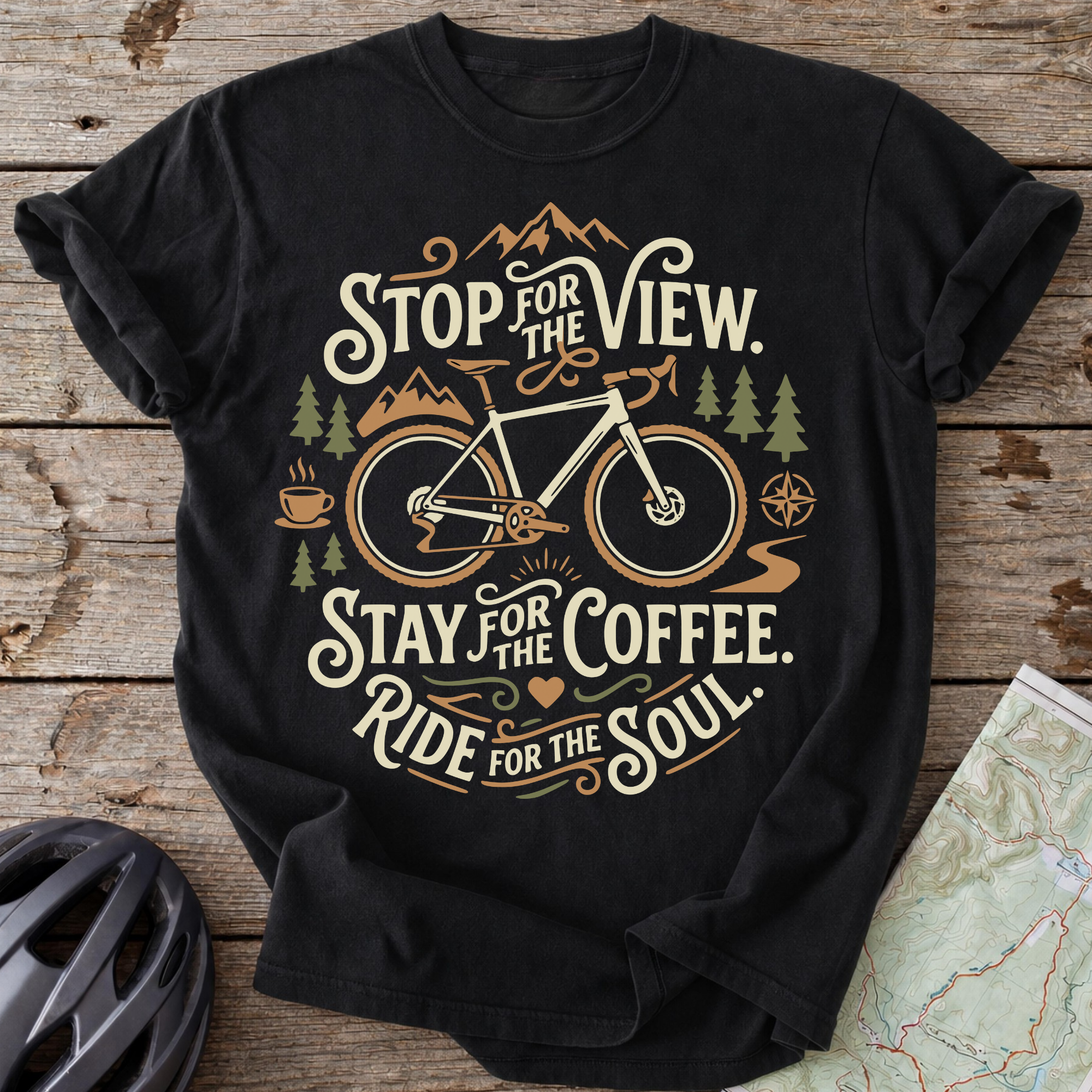 The View And The Coffee T-shirt