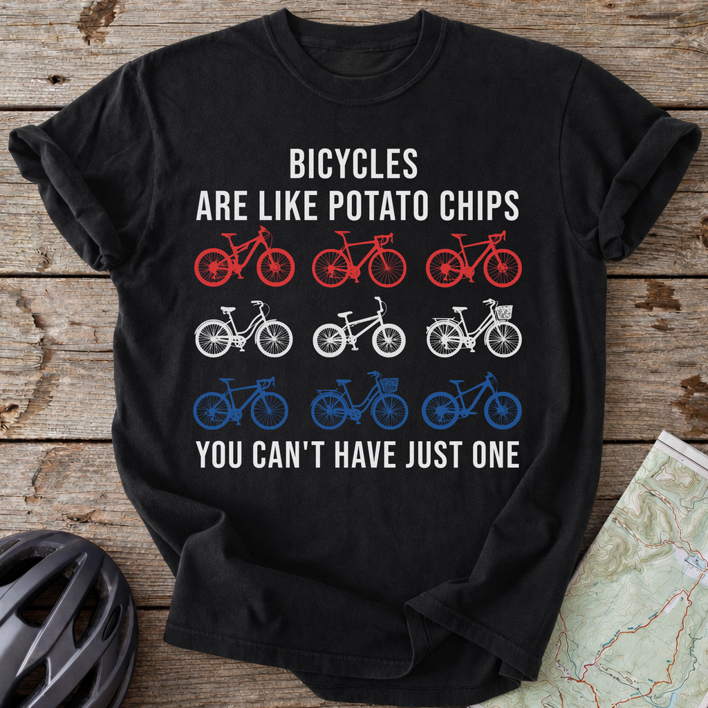 Bicycle Potato Chips T-shirt