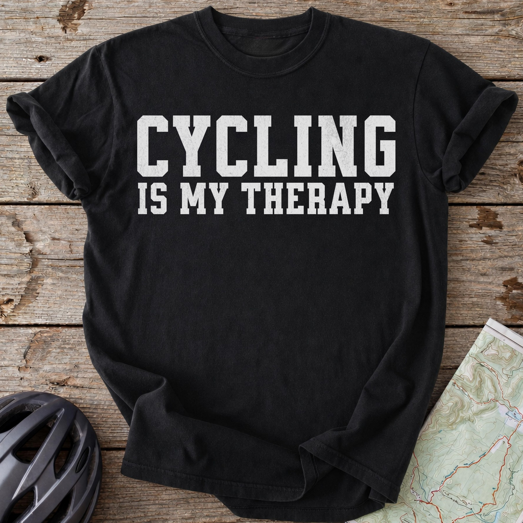 Cycling Is My Therapy T-shirt