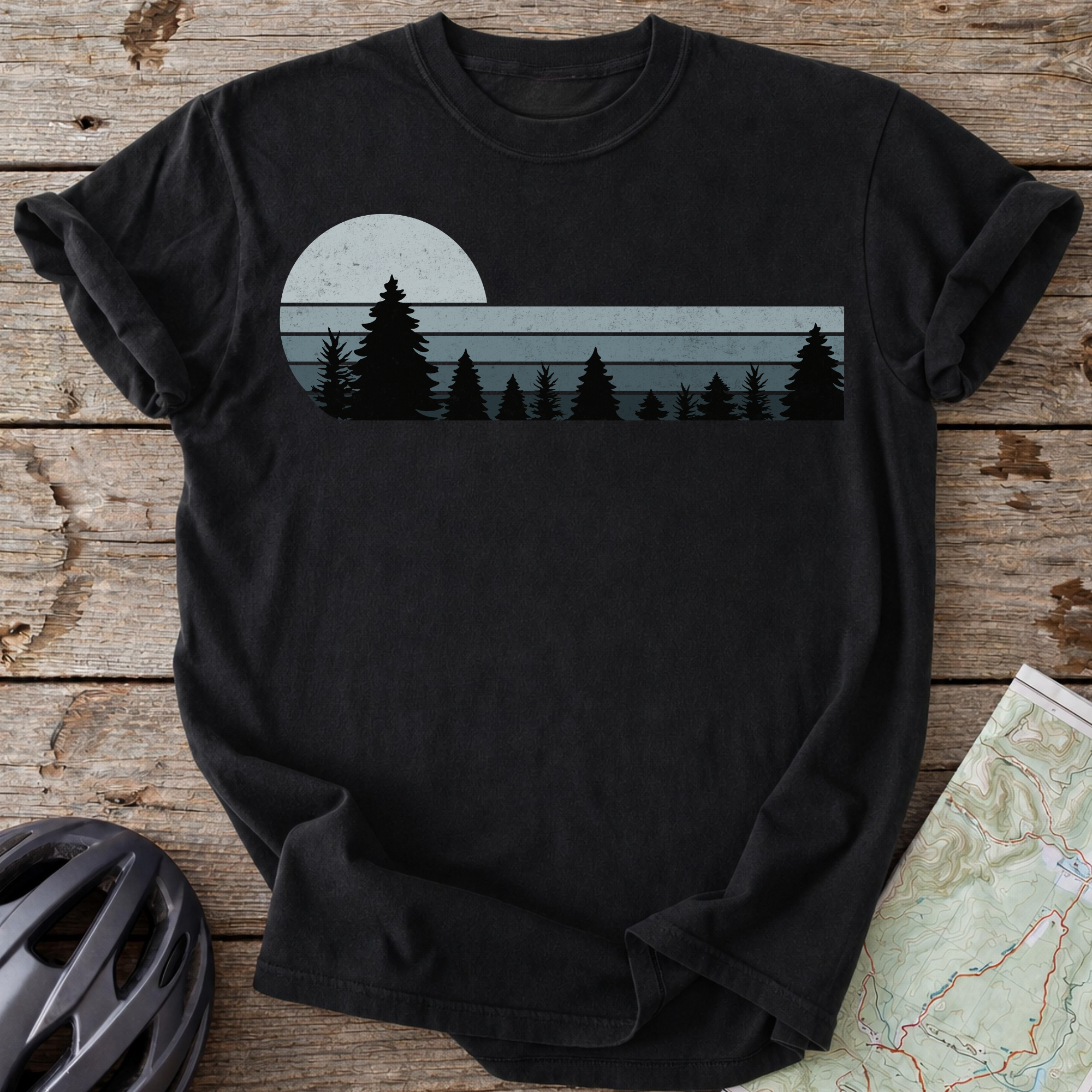 Vintage Blue Forrest T-shirt