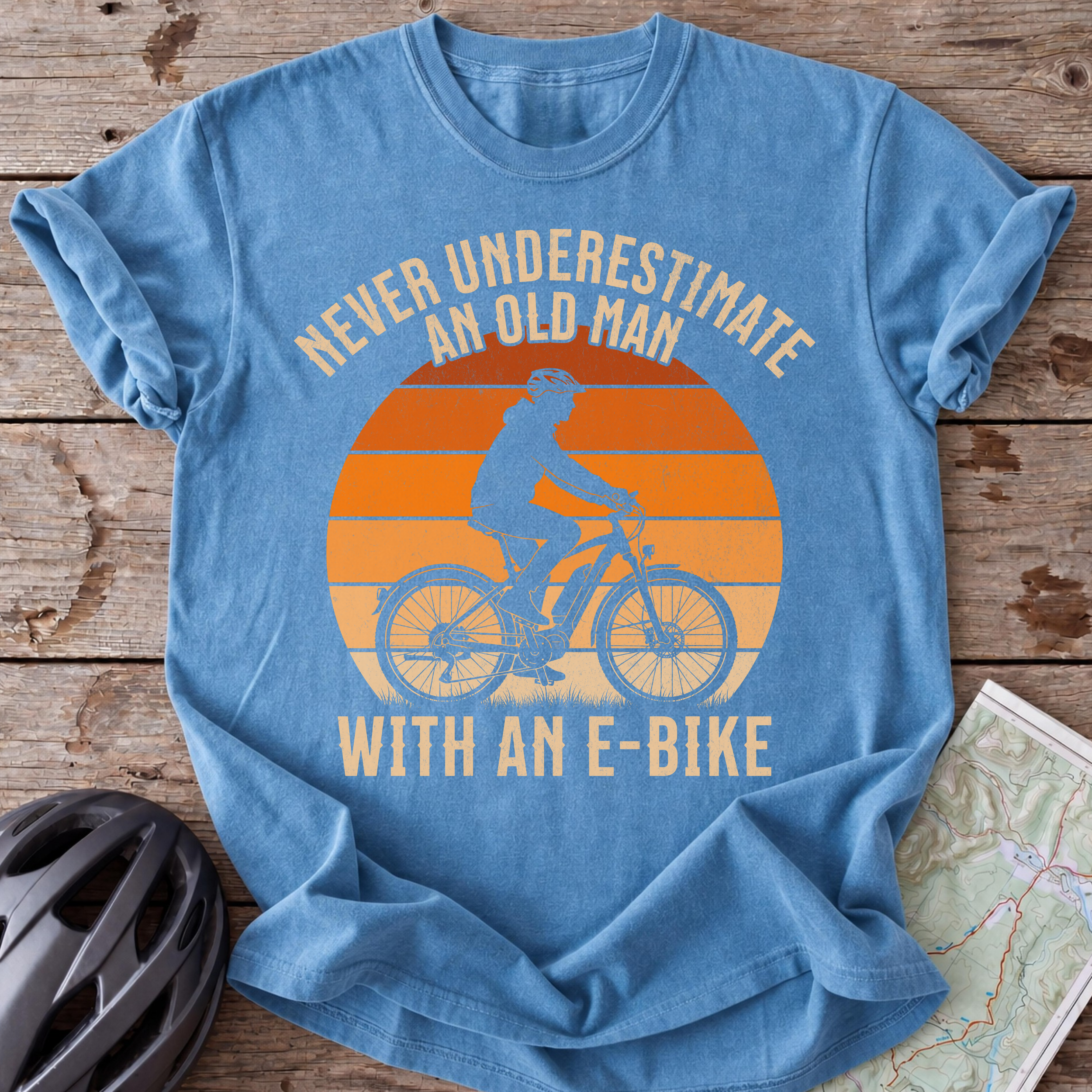 E-Bike Old Man T-shirt