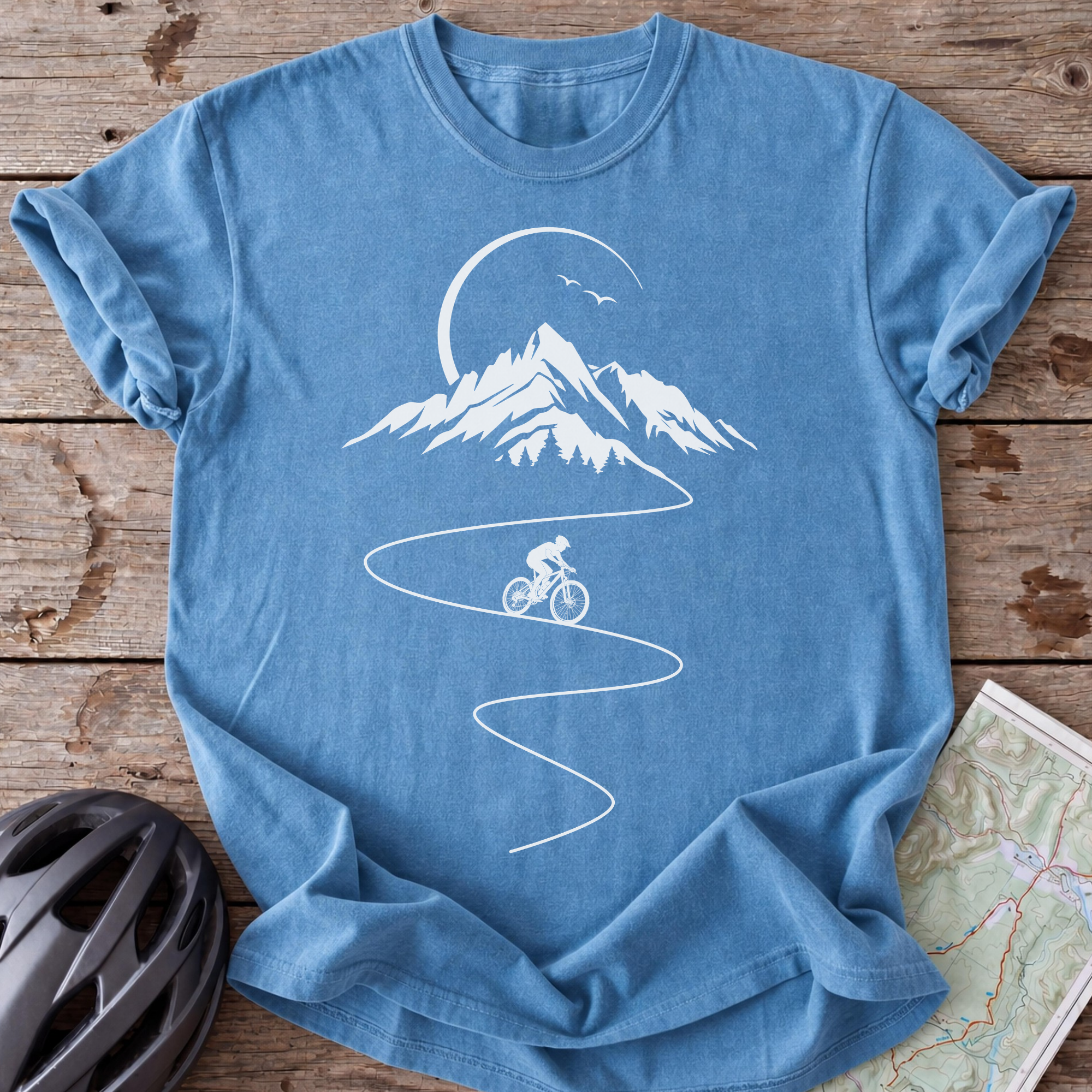 Midnight Mountain Cycling T-shirt