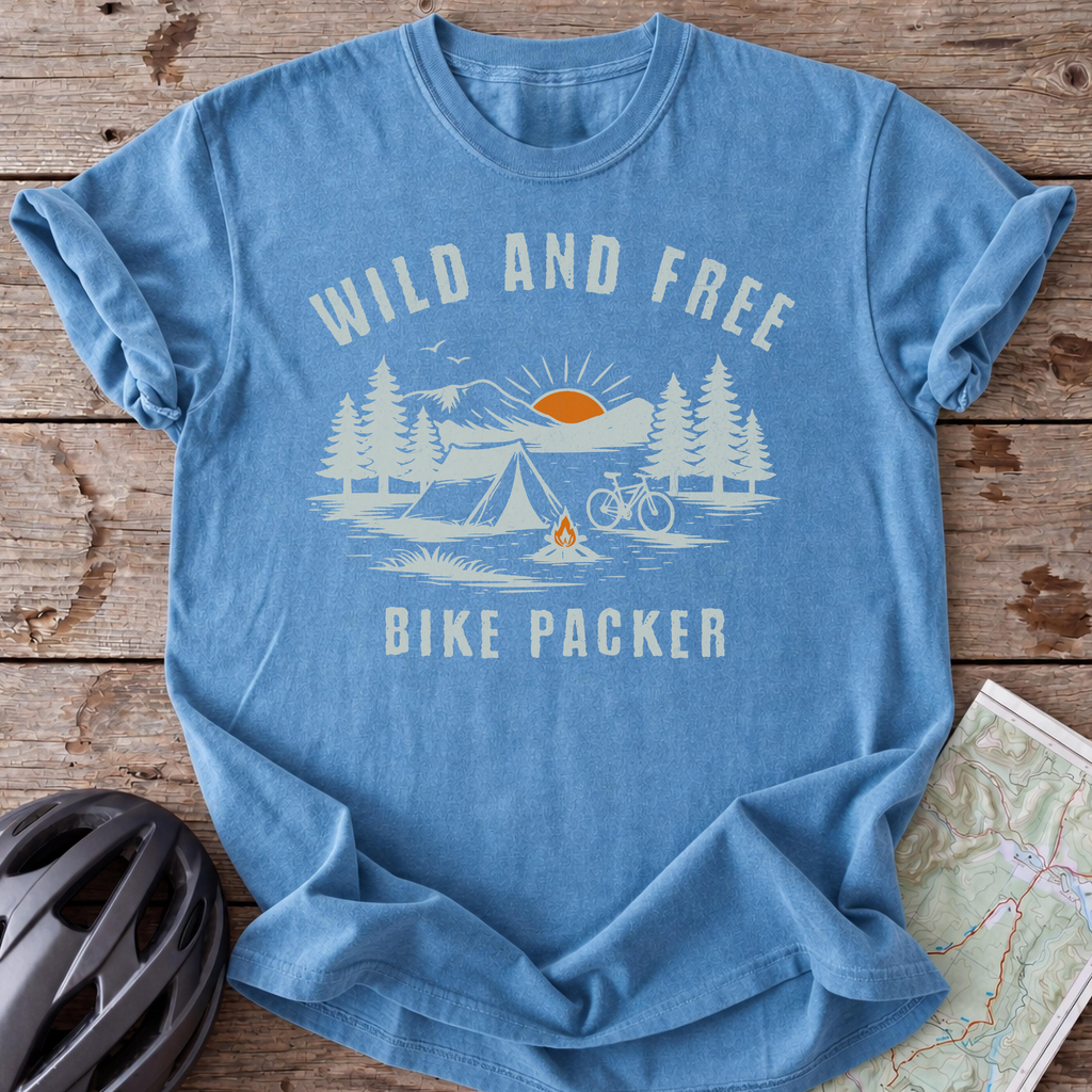 Bike Packer Wild And Free T-shirt
