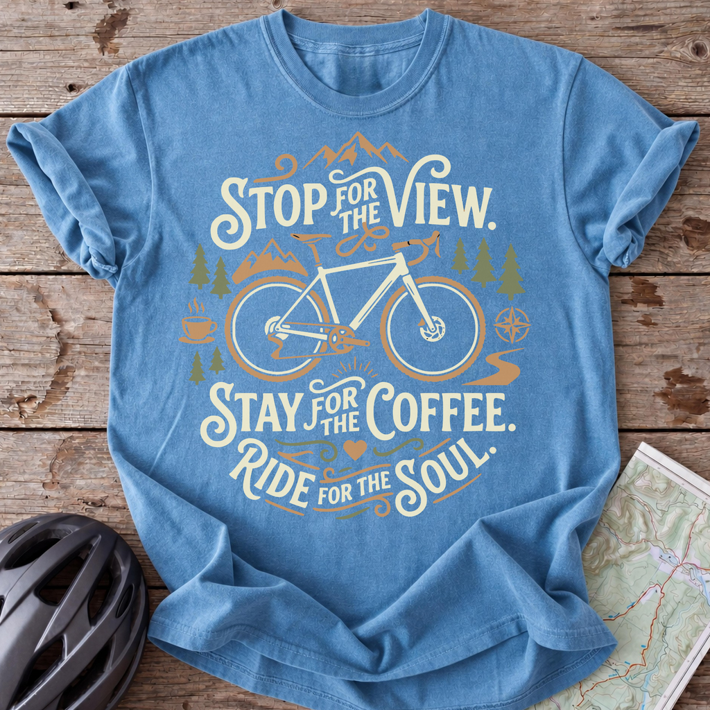 The View And The Coffee T-shirt