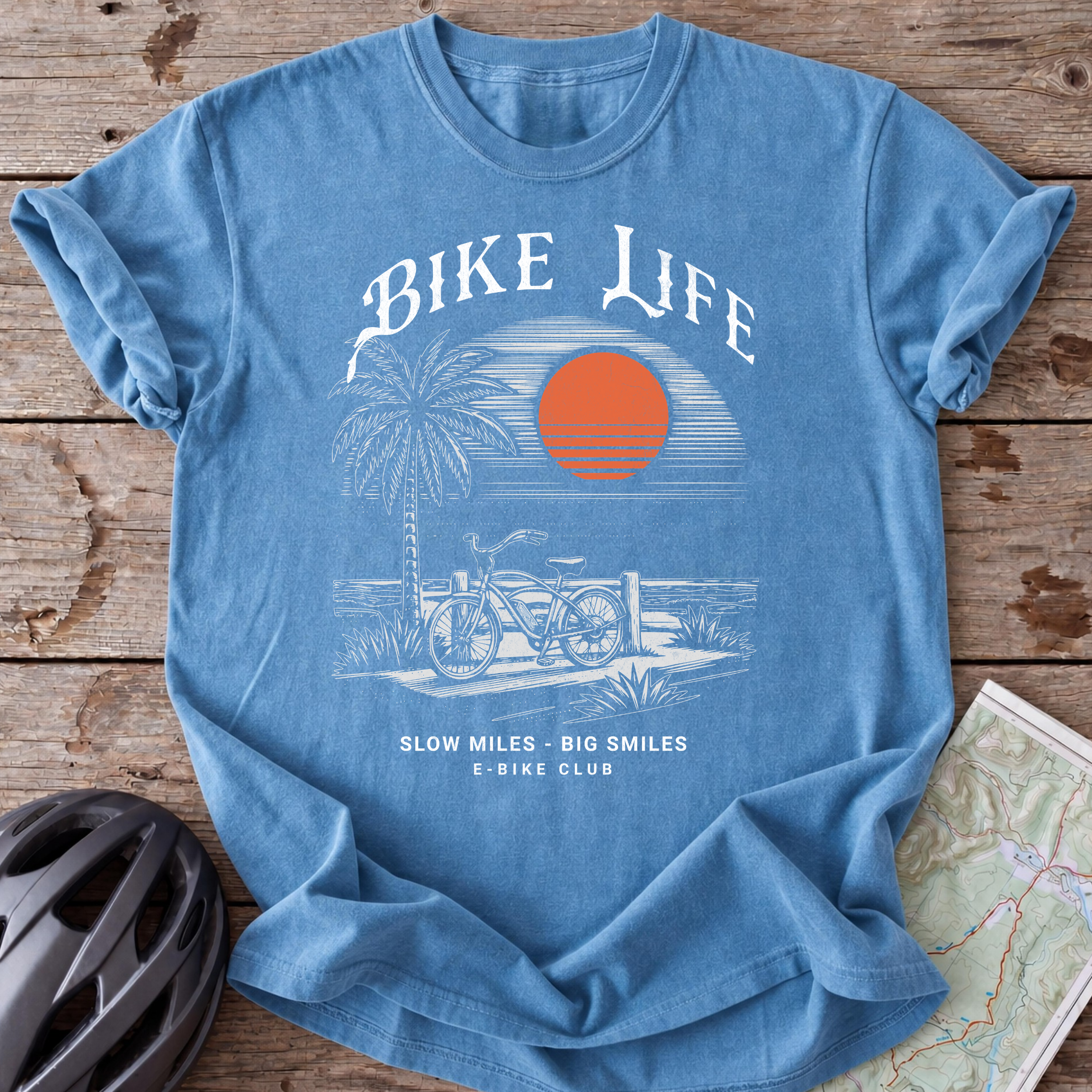 Sunset E-Bike T-shirt