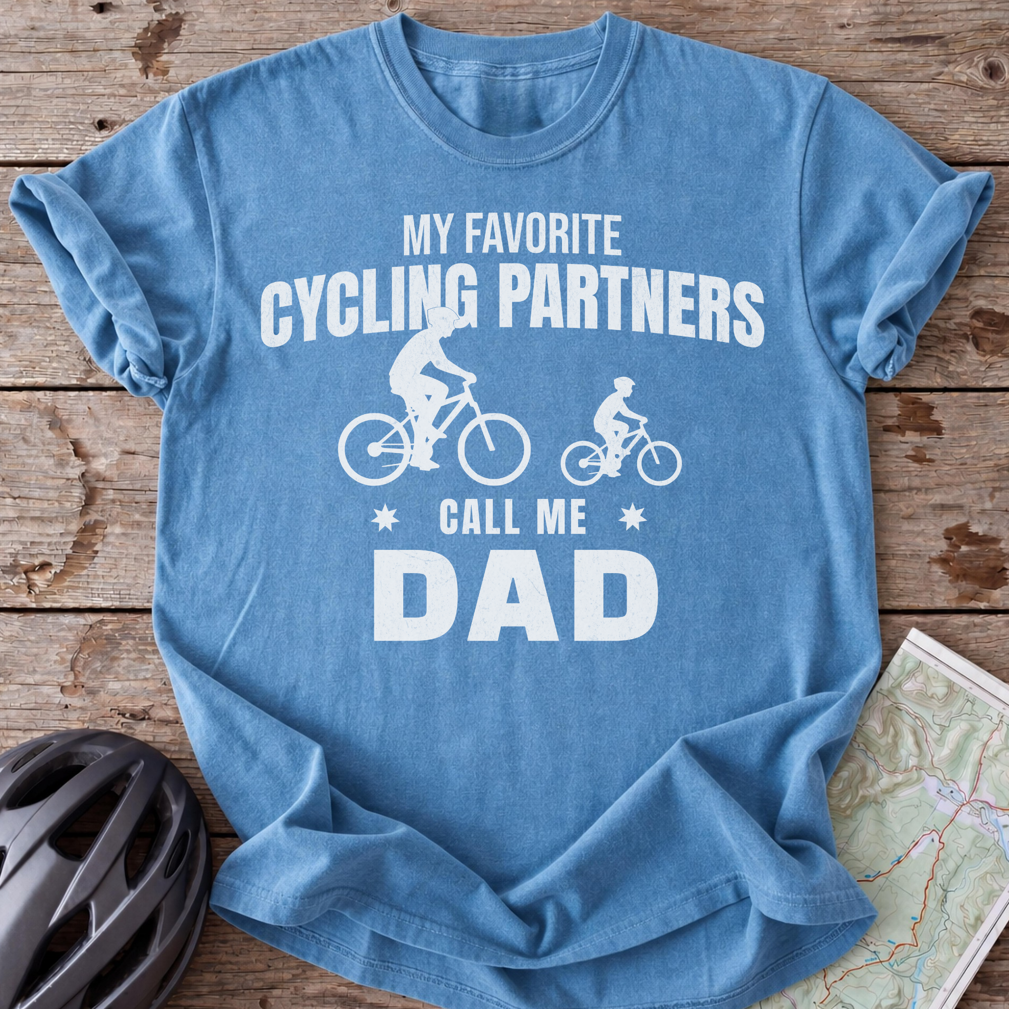 Dad Cycling Partners T-shirt