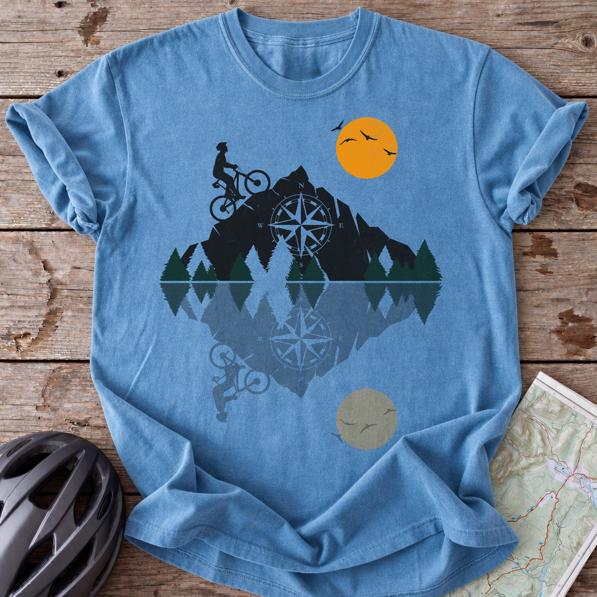 Mountain Adventure Reflection T-shirt