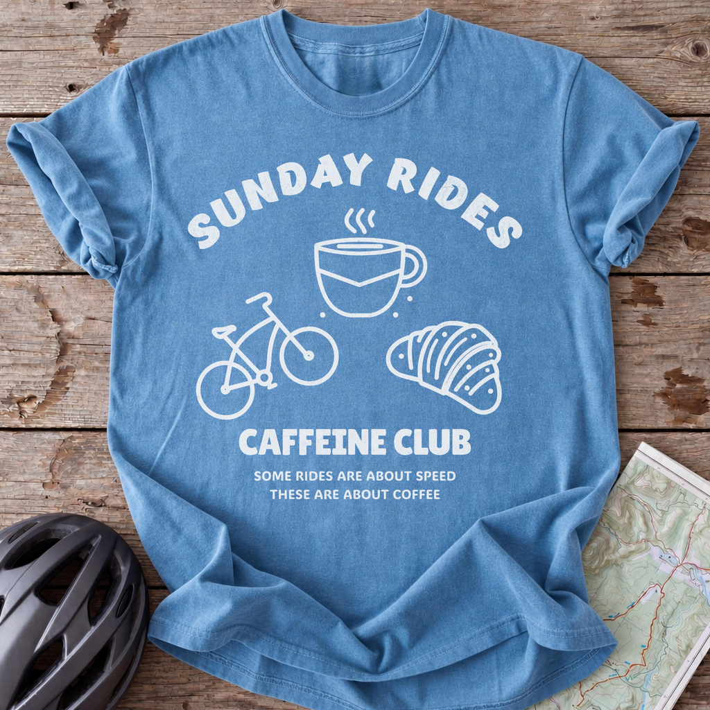 Sunday Rides Caffeine Club T-shirt