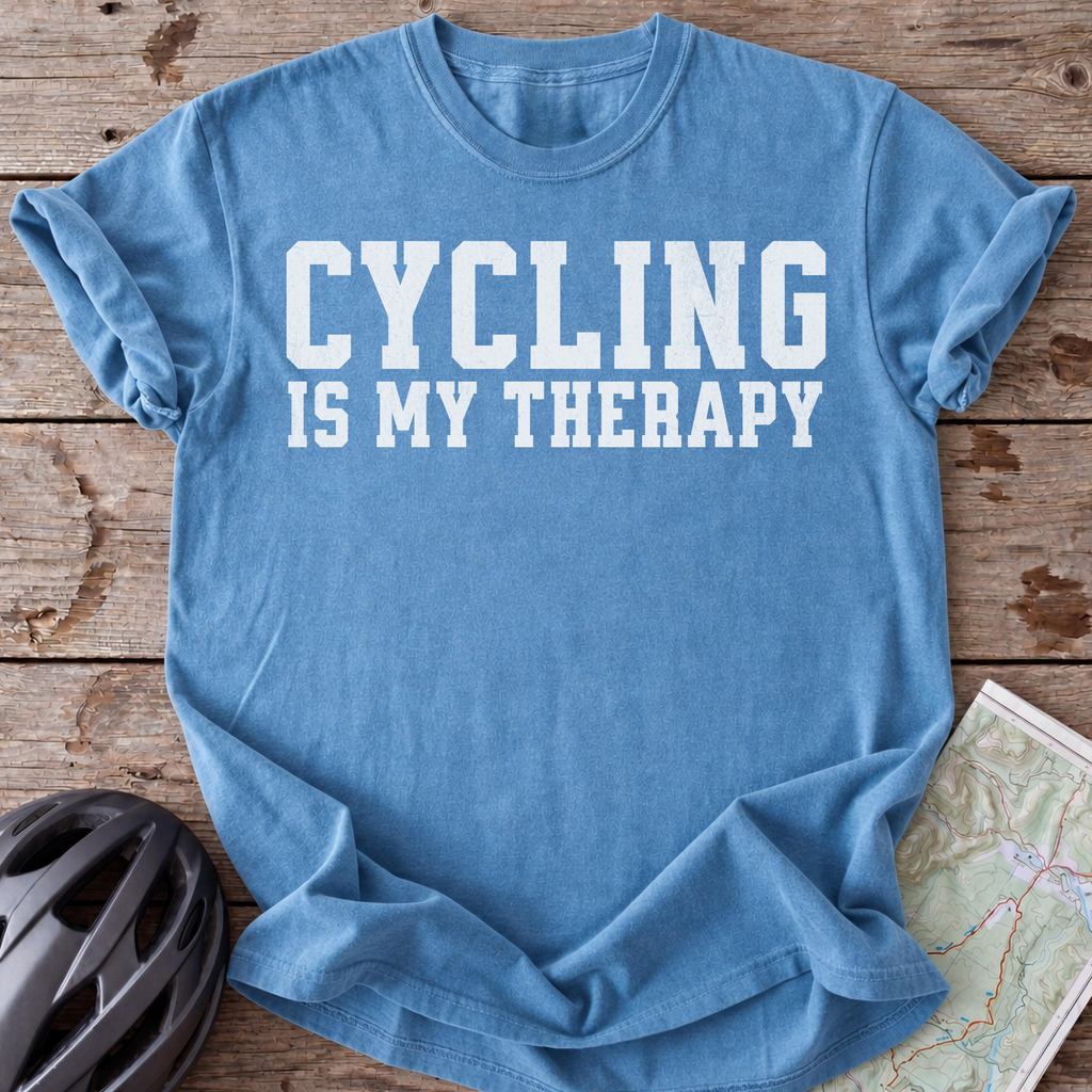 Cycling Is My Therapy T-shirt