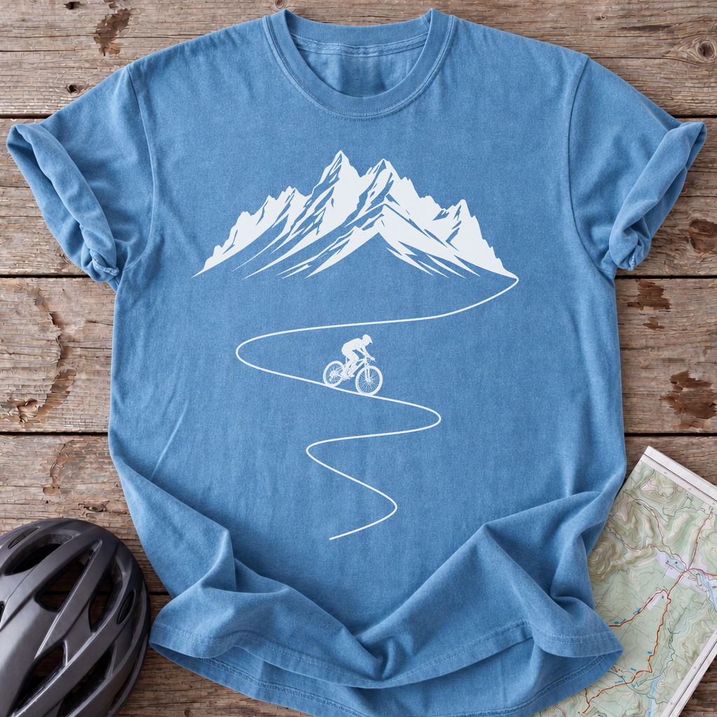 Snowy Mountain Line T-shirt
