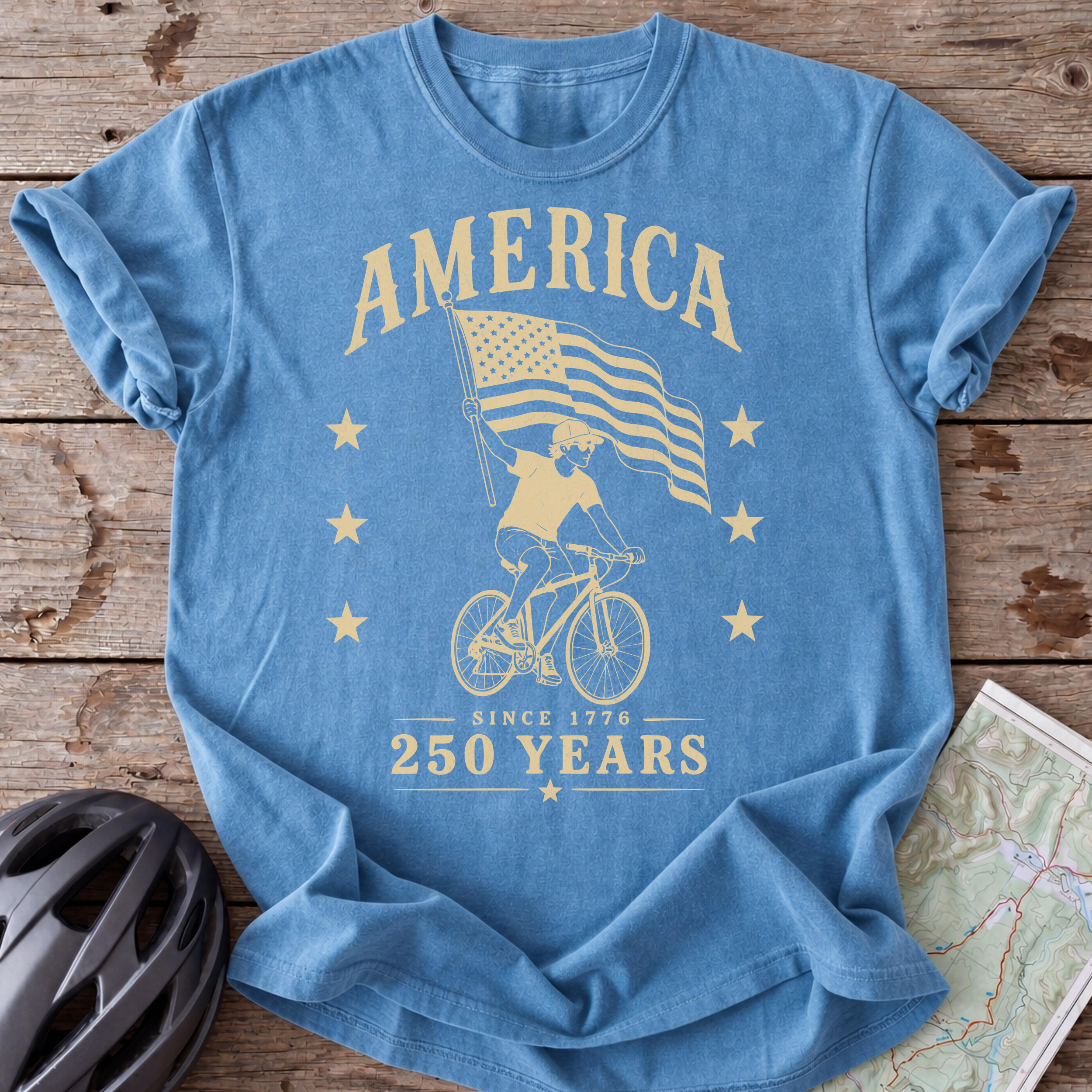 USA 250th Flag T-shirt