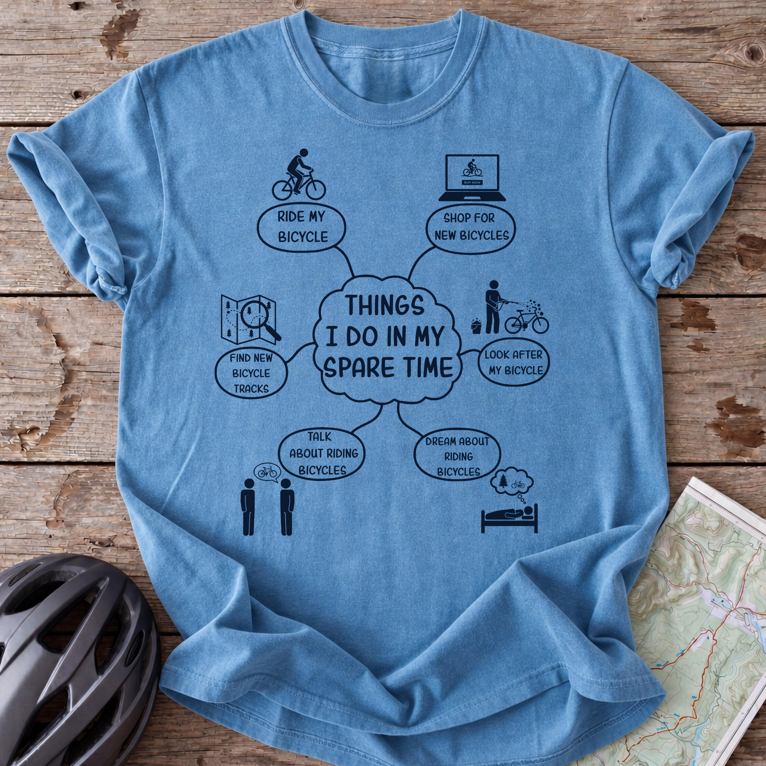Mind Map Spare Time T-Shirt