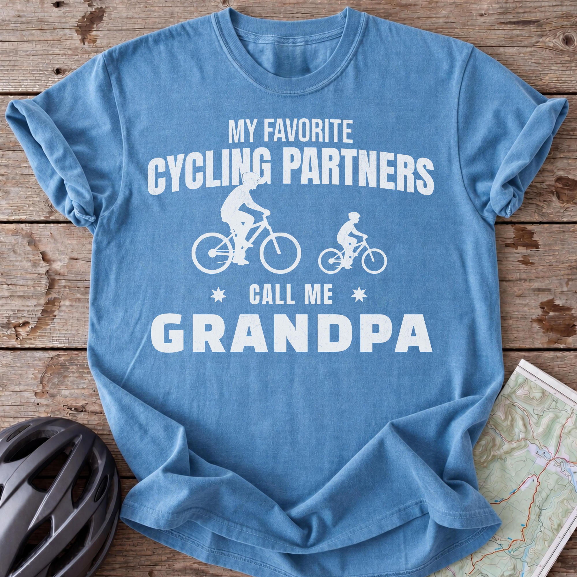 Grandpa's Cycling Partners T-shirt