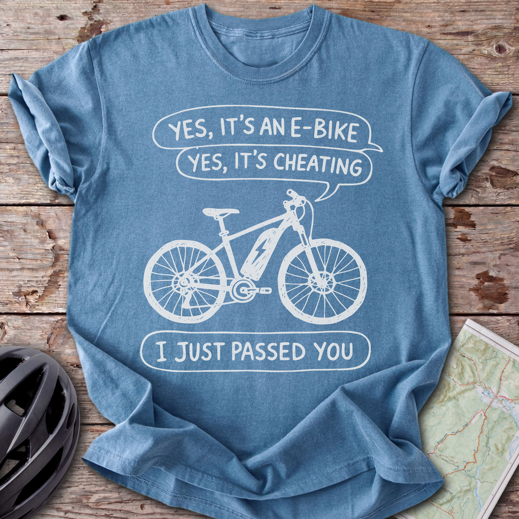 Doodle E-Bike Cheating T-Shirt