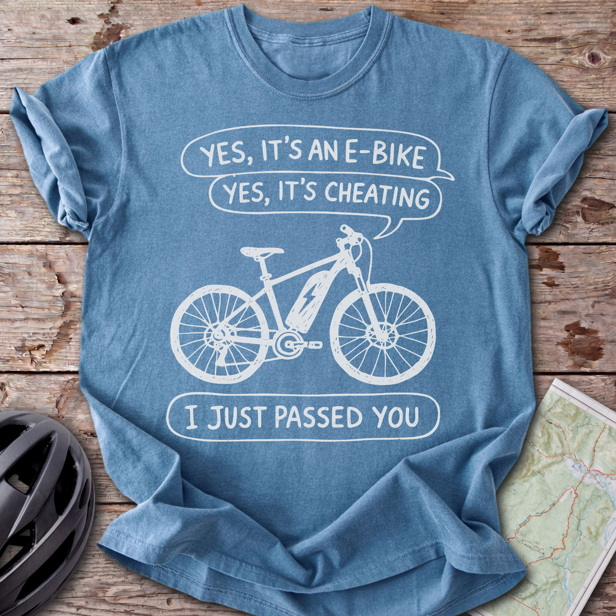 Doodle E-Bike Cheating T-Shirt