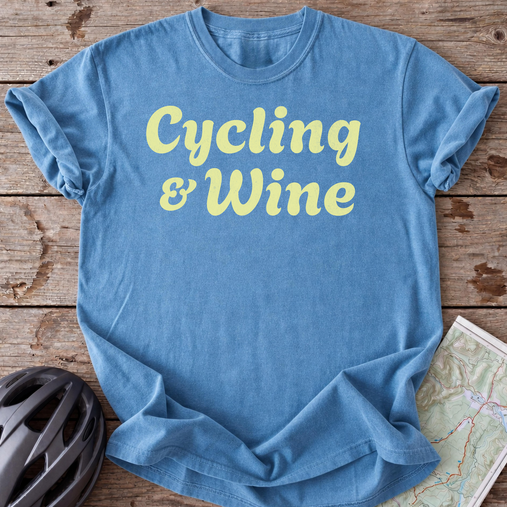 Cycling & Wine T-shirt