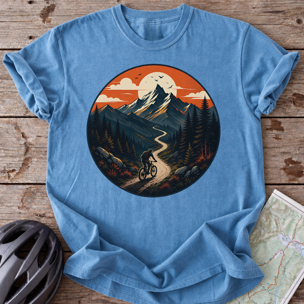 Cycling Sunset Trail T-Shirt