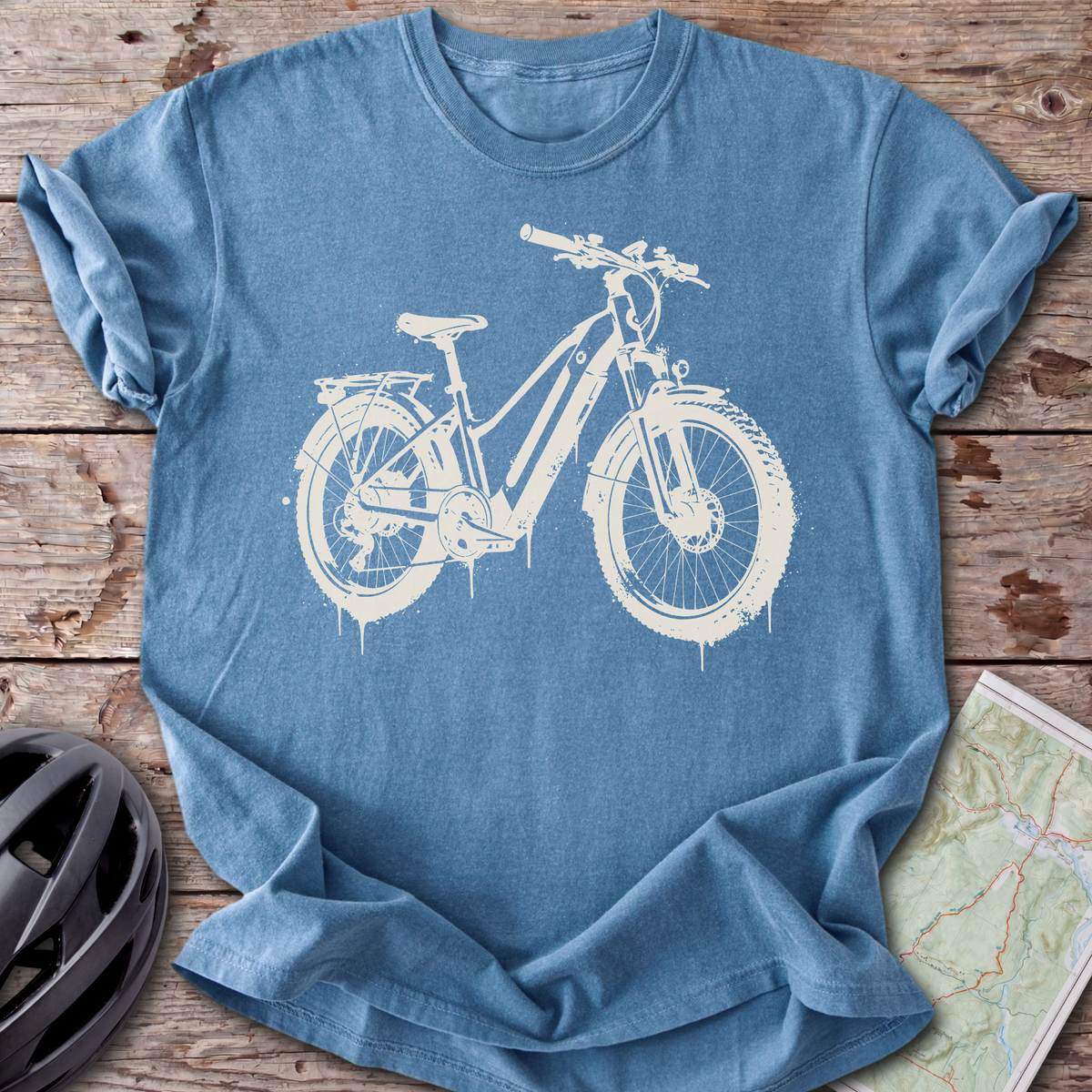 E-Bike Street Art T-shirt
