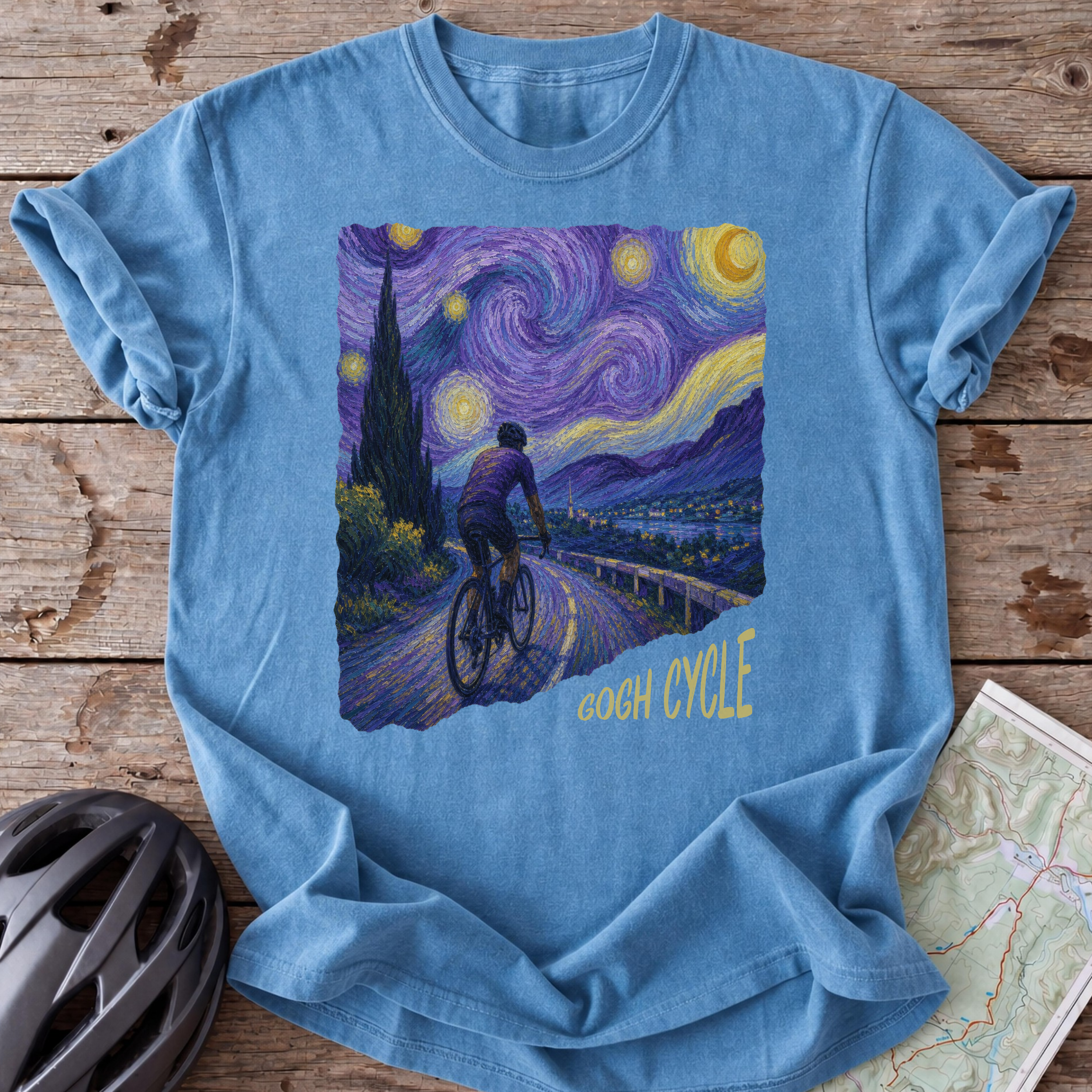 Just Gogh Cycle T-shirt