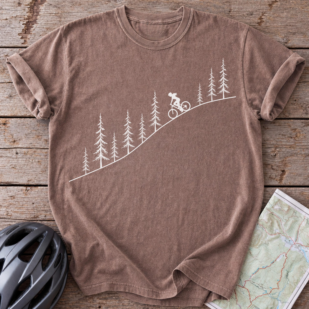 Female Mountain Pine Cycling  T-shirt