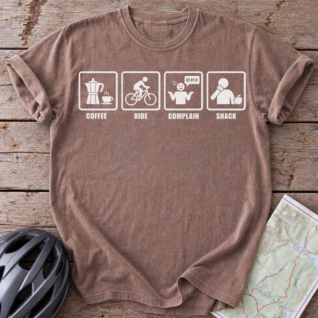 Coffee Ride Complain T-shirt