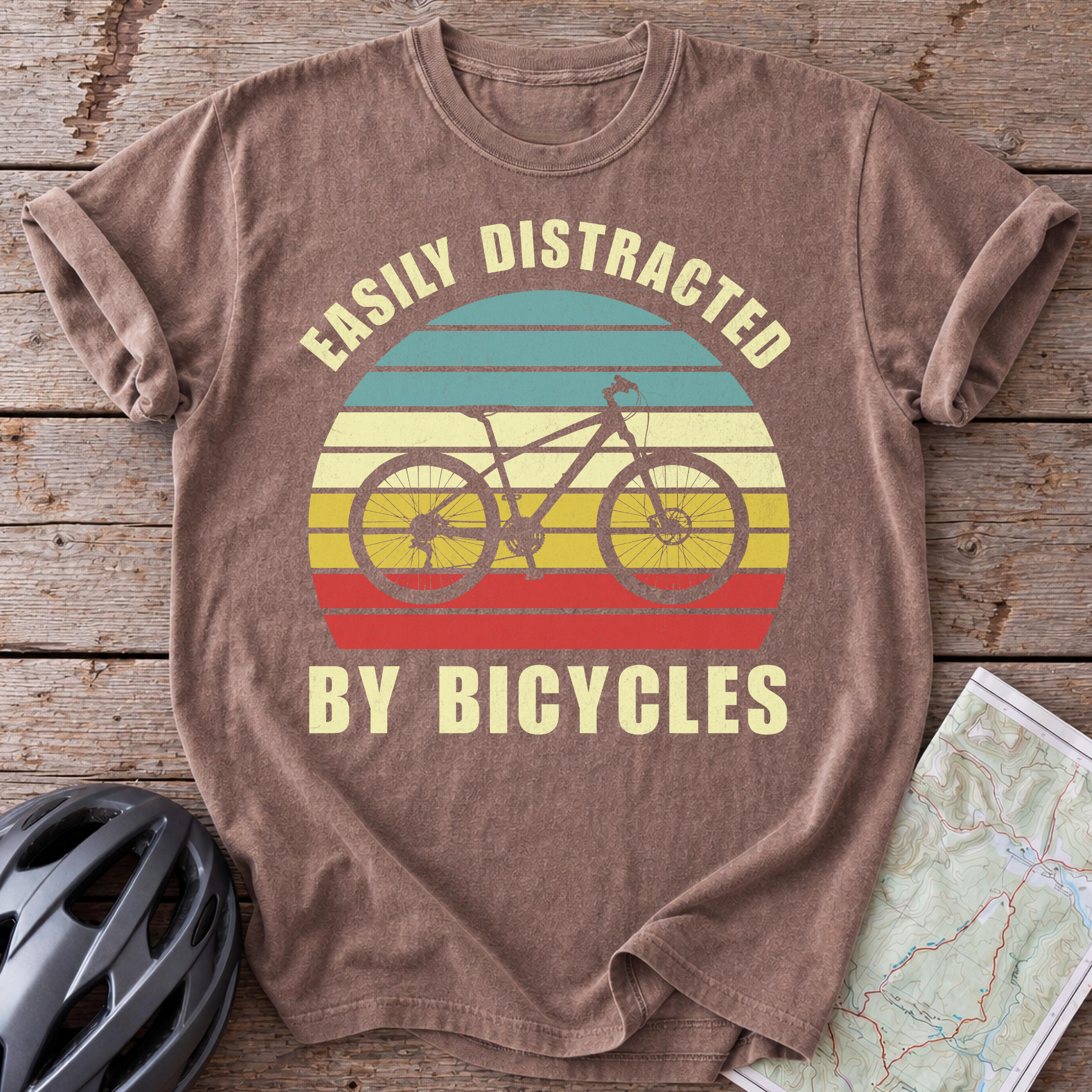 Easily Distracted By Bikes T-shirt