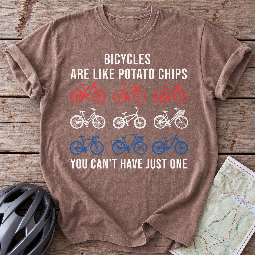 Bicycle Potato Chips T-shirt