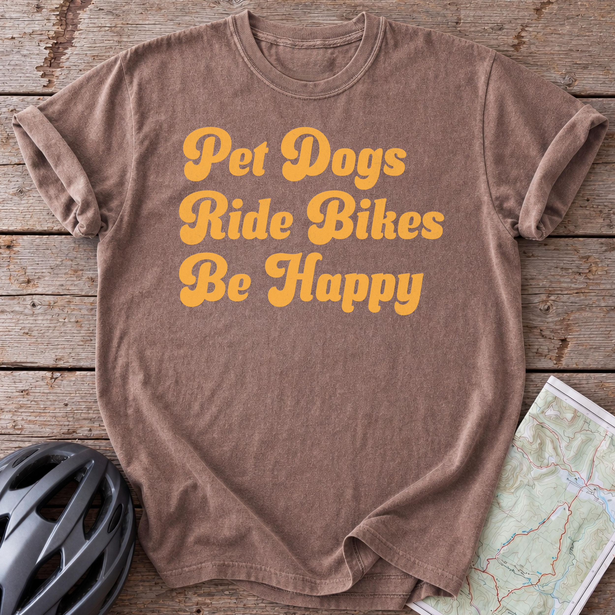 Pet Dogs, Ride Bikes T-shirt