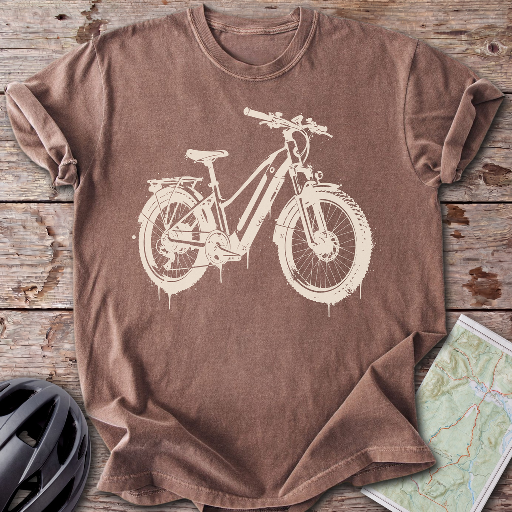E-Bike Street Art T-shirt