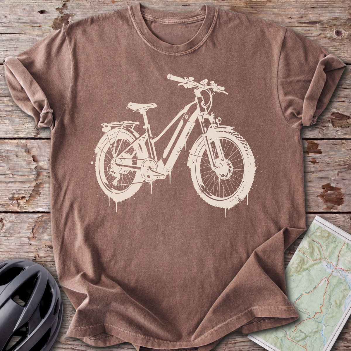 E-Bike Street Art T-shirt