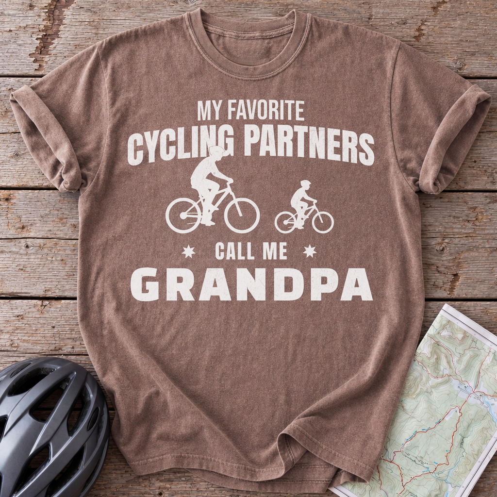 Grandpa's Cycling Partners T-shirt