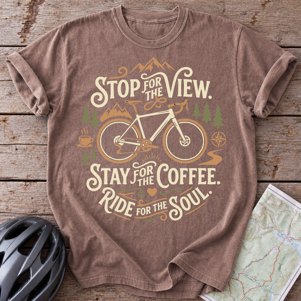 The View And The Coffee T-shirt
