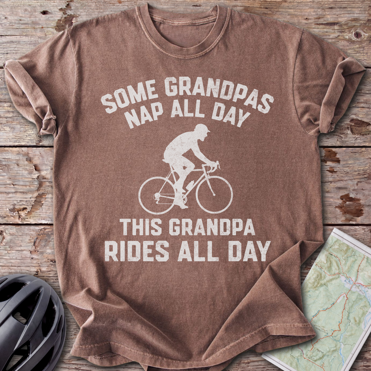 Grandpa Rides All Day T-shirt