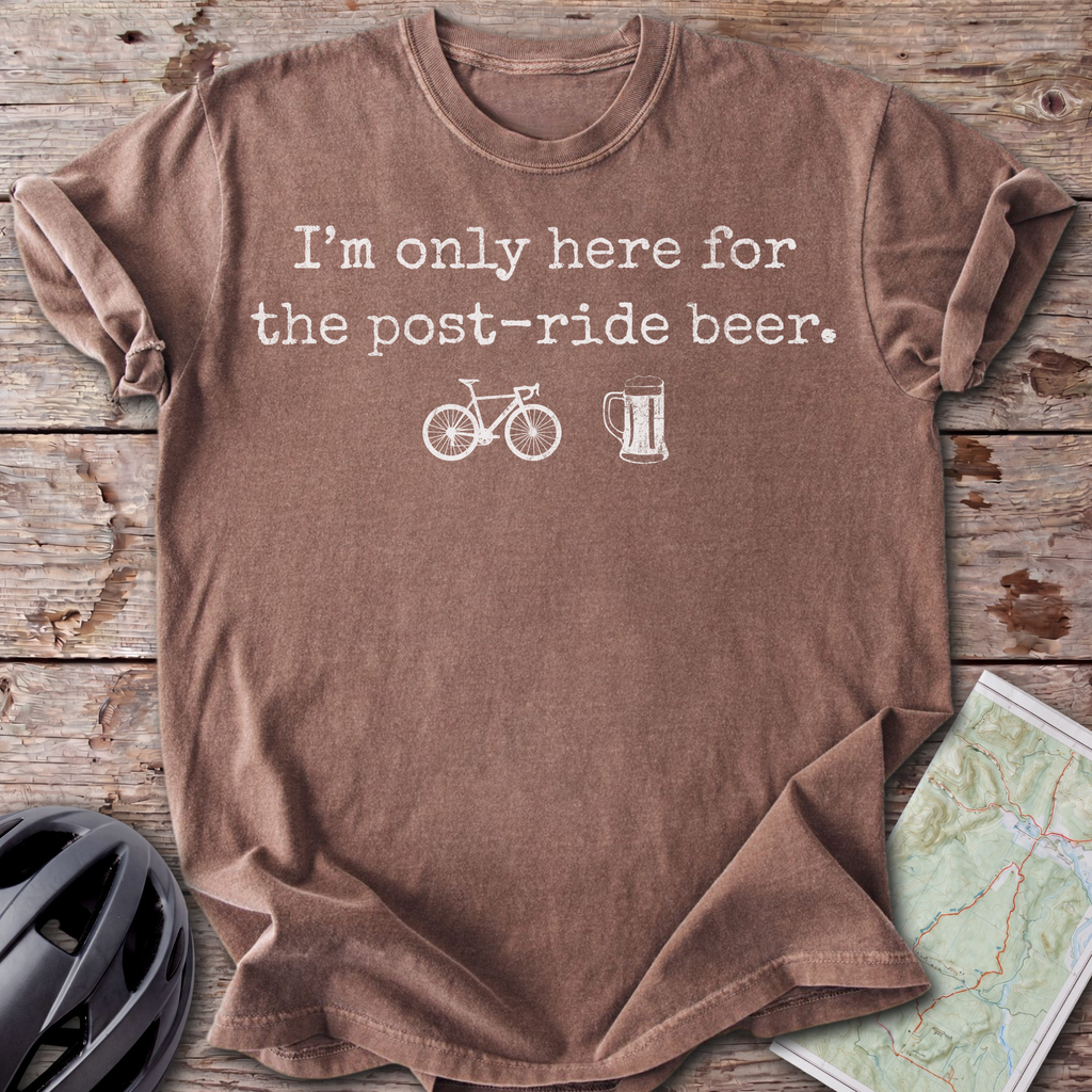 Post Ride Beer T-shirt