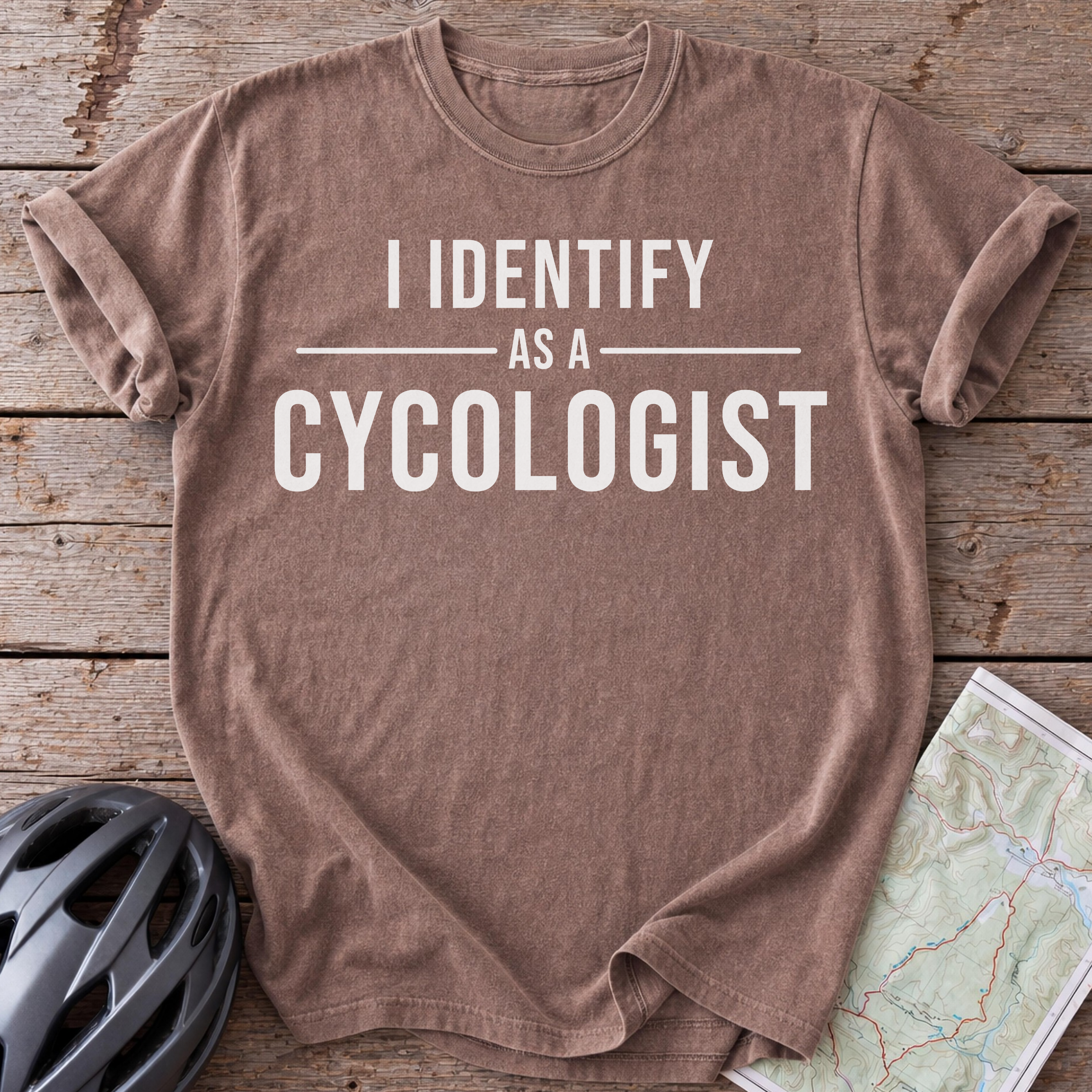 Identify As A Cycologist T-shirt