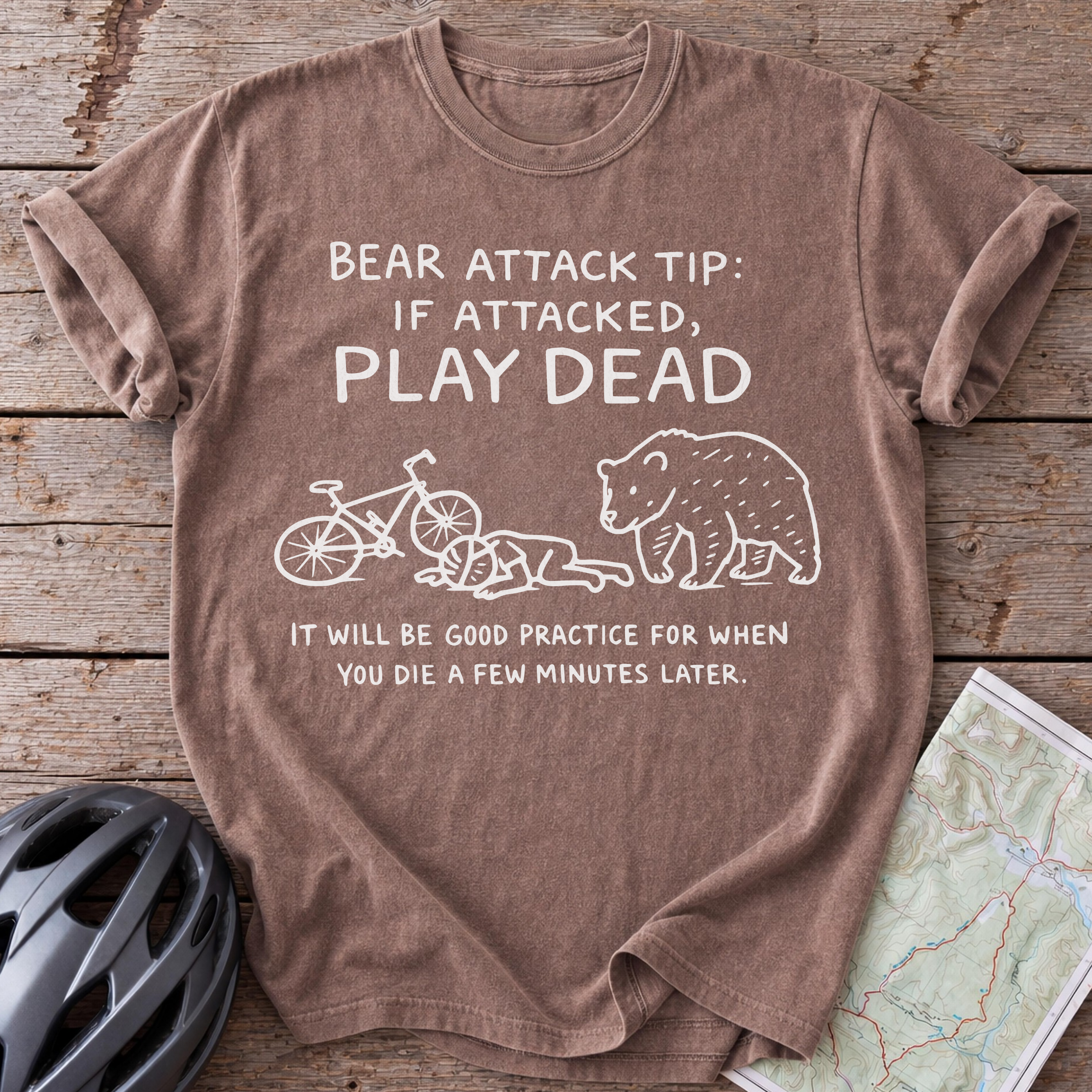 Doodle Bear Attack Tip T-Shirt